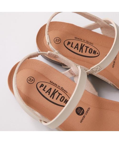PLAKTON サンダル 715545 フラット コンフォートサンダル PLAKTON サンダル フラット