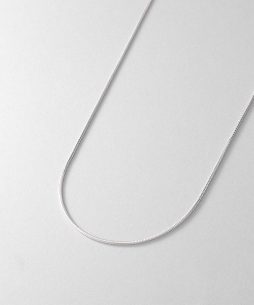 COCOSHNIK ONHITSCH(ココシュニック　オンキッチュ)/シルバー デザインチェーン スネークネックレス（90cm）/img02