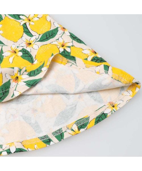 【子供服】 crescent (クレセント) チェリー・レモン柄オフショル肩開きワンピース 80cm～140cm N42315 人気・おすすめ｜安定人気・収納便利におすすめ 期間限定割引 配送追跡可 国内発送・メーカー保証対応