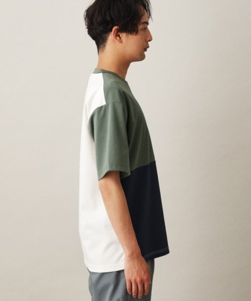 THE SHOP TK(ザ　ショップ　ティーケー)/ポンチパネル半袖Tシャツ/img02