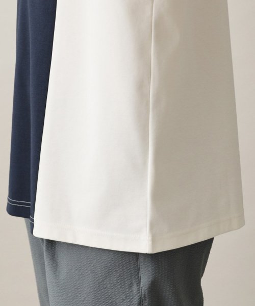 THE SHOP TK(ザ　ショップ　ティーケー)/ポンチパネル半袖Tシャツ/img06