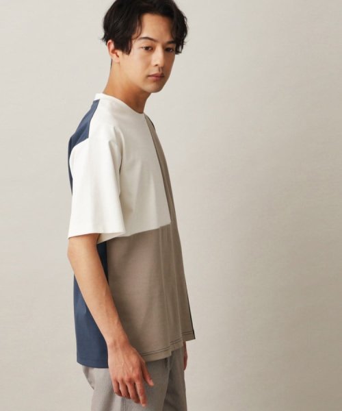 THE SHOP TK(ザ　ショップ　ティーケー)/ポンチパネル半袖Tシャツ/img08