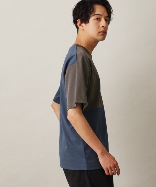 THE SHOP TK(ザ　ショップ　ティーケー)/ポンチパネル半袖Tシャツ/img12