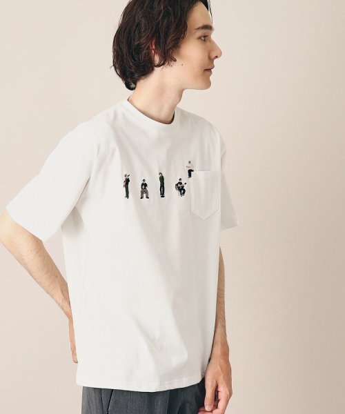 Dessin(デッサン)/【ユニセックス】ピープル刺繍Tシャツ/img01