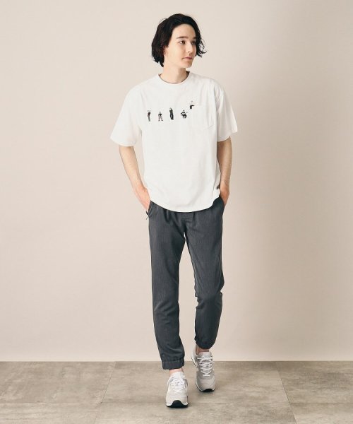 Dessin(デッサン)/【ユニセックス】ピープル刺繍Tシャツ/img02