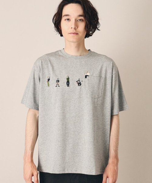 Dessin(デッサン)/【ユニセックス】ピープル刺繍Tシャツ/img13