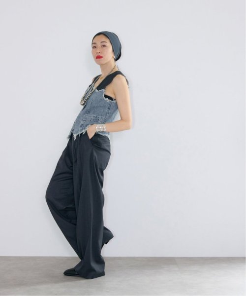 OUT OF FRAMe デニムドッキングミニベスト OUT OF FRAMe FRAMeWORK