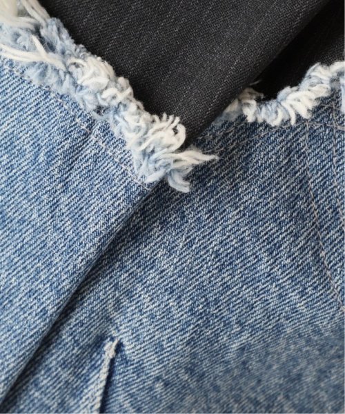 OUT OF FRAMe デニムドッキングミニベスト OUT OF FRAMe FRAMeWORK