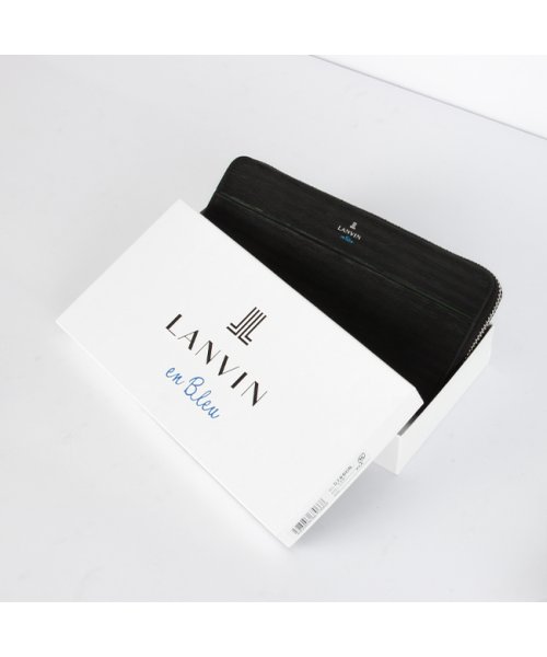 LANVIN(ランバン)/ランバンオンブルー 財布 長財布 メンズ ブランド ラウンドファスナー レザー 本革 大容量 LANVIN en Bleu 516606/img13