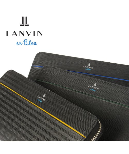 LANVIN(ランバン)/ランバンオンブルー 財布 長財布 メンズ ブランド ラウンドファスナー レザー 本革 大容量 LANVIN en Bleu 516606/img14