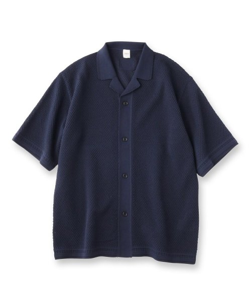 TAKEO KIKUCHI(タケオキクチ)/【夏の軽羽織】スポンディッシュ サマーニットシャツ/img01