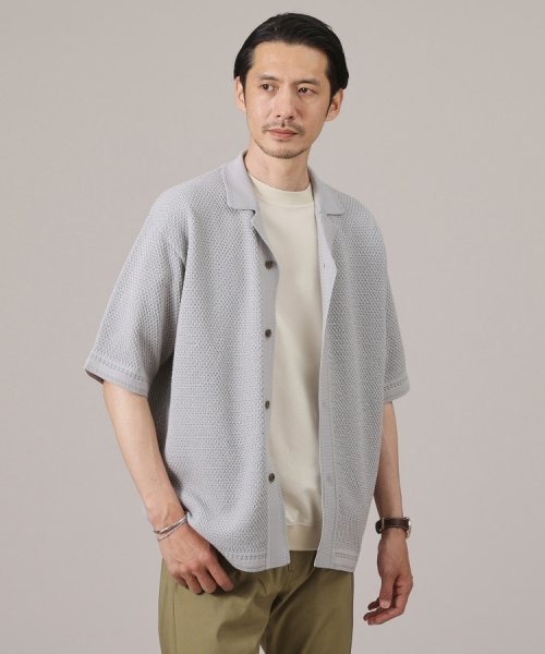 TAKEO KIKUCHI(タケオキクチ)/【夏の軽羽織】スポンディッシュ サマーニットシャツ/img40
