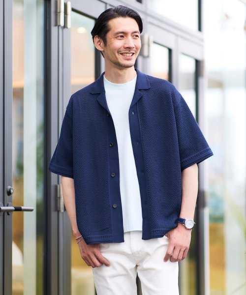 TAKEO KIKUCHI(タケオキクチ)/【夏の軽羽織】スポンディッシュ サマーニットシャツ/img42