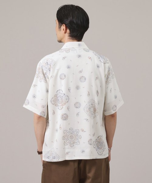 TAKEO KIKUCHI(タケオキクチ)/【ペイズリー紋】オープンカラーシャツ/img03