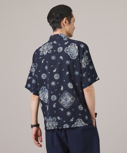 TAKEO KIKUCHI(タケオキクチ)/【ペイズリー紋】オープンカラーシャツ/img10