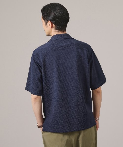 TAKEO KIKUCHI(タケオキクチ)/【抗菌防臭/日本製】サッカージャージ オープンカラーシャツ/img17