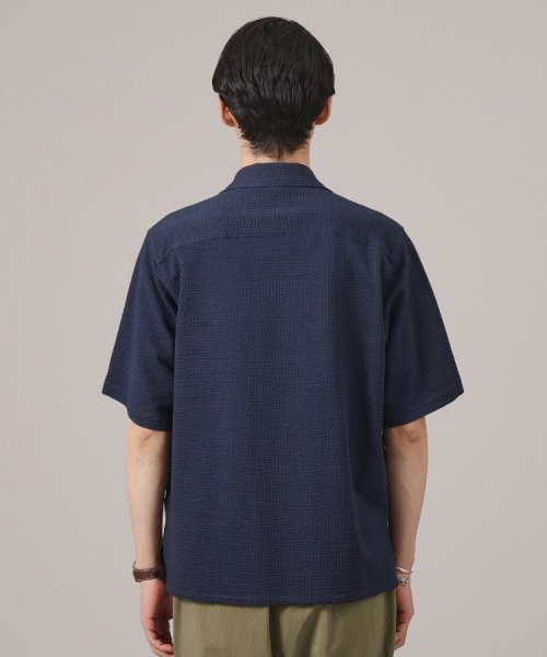 TAKEO KIKUCHI(タケオキクチ)/【抗菌防臭/日本製】サッカージャージ オープンカラーシャツ/img23