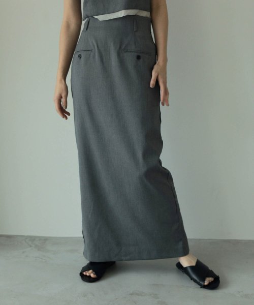 CANAL JEAN(キャナルジーン)/anuke(アンヌーク) "Twill Pocket Skirt"ツイルポケットスカート/62410803/img01