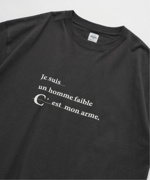 EDIFICE(エディフィス)/MESSAGE フレンチプリント Tシャツ/img01