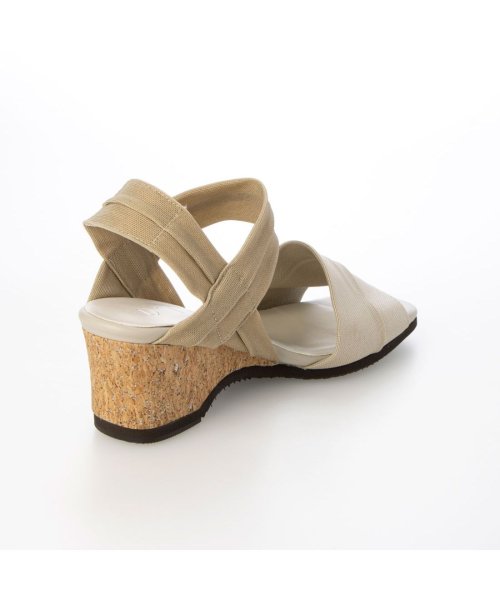 【高機能】アンクルストラップストレッチサンダル 