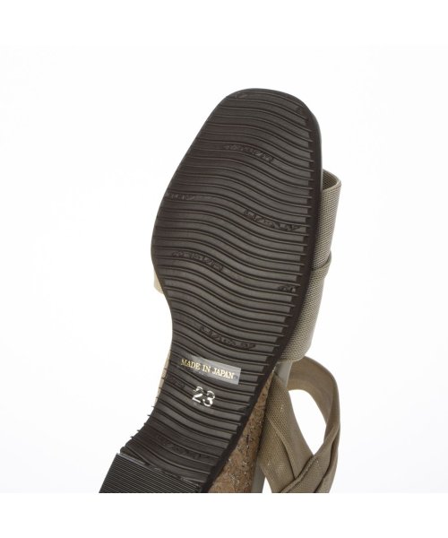 【高機能】アンクルストラップストレッチサンダル 