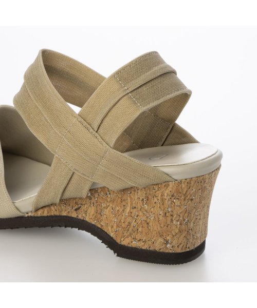 【高機能】アンクルストラップストレッチサンダル 