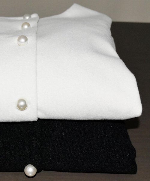 ARGO TOKYO(アルゴトウキョウ)/Ruffle Sleeve Pearl Button Jacket 21108 フリルスリーブパールボタンジャケット　オーバージャケット　ウールジャケット　フリ/img01