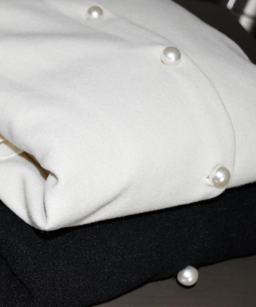 ARGO TOKYO(アルゴトウキョウ)/Ruffle Sleeve Pearl Button Jacket 21108 フリルスリーブパールボタンジャケット　オーバージャケット　ウールジャケット　フリ/img18