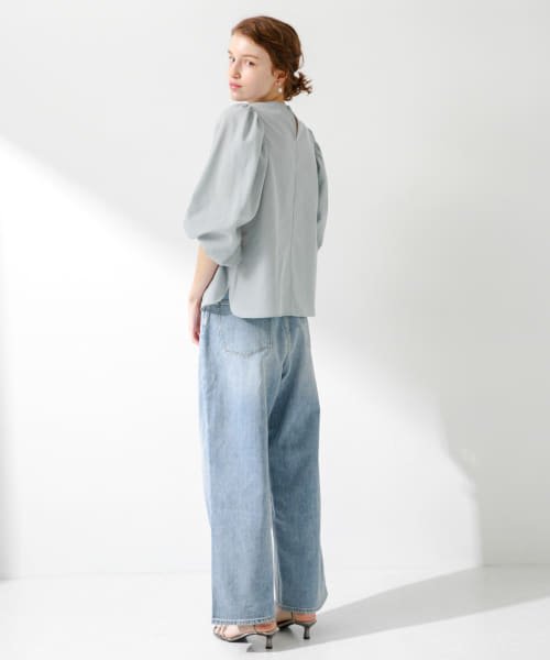 URBAN RESEARCH Sonny Label(アーバンリサーチサニーレーベル)/『UR TECH Smart Linen Touch』ギャザースリーブブラウス/img37