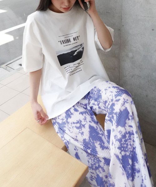 LOWYBYCORNERS(コーナーズ)/INSIDE OUTプリントTシャツ/img05