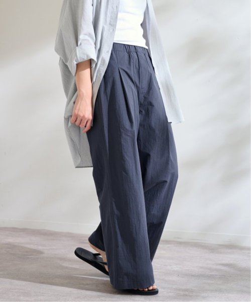 コットンナイロンギャザーワイドパンツ FRAMeWORK