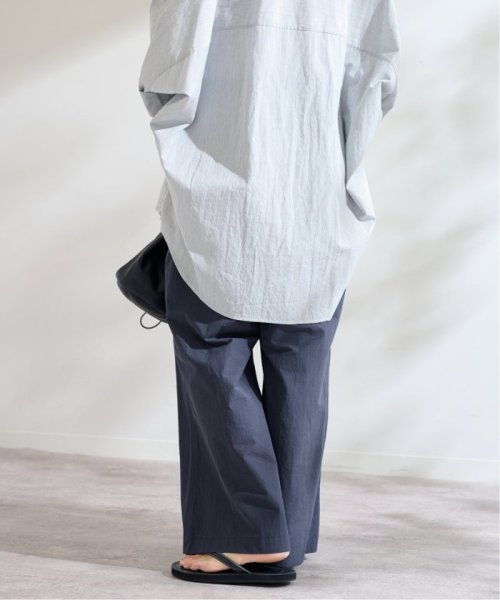 コットンナイロンギャザーワイドパンツ FRAMeWORK