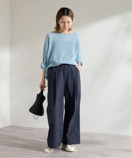 コットンナイロンギャザーワイドパンツ FRAMeWORK