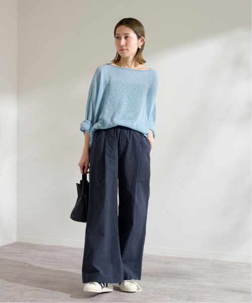 コットンナイロンギャザーワイドパンツ FRAMeWORK
