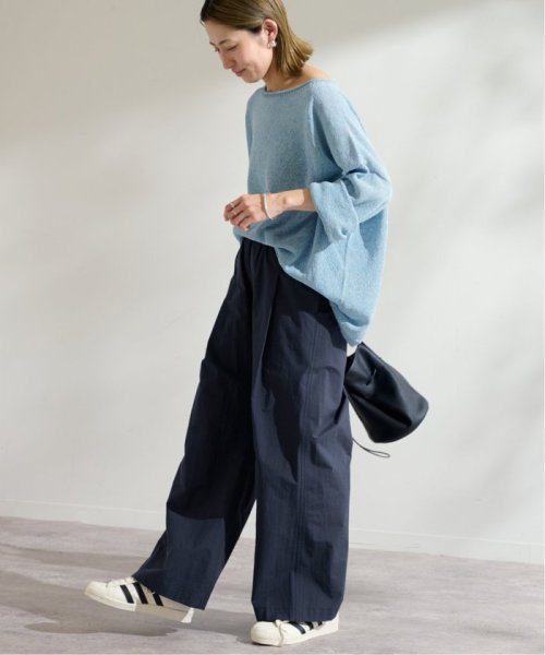 コットンナイロンギャザーワイドパンツ FRAMeWORK