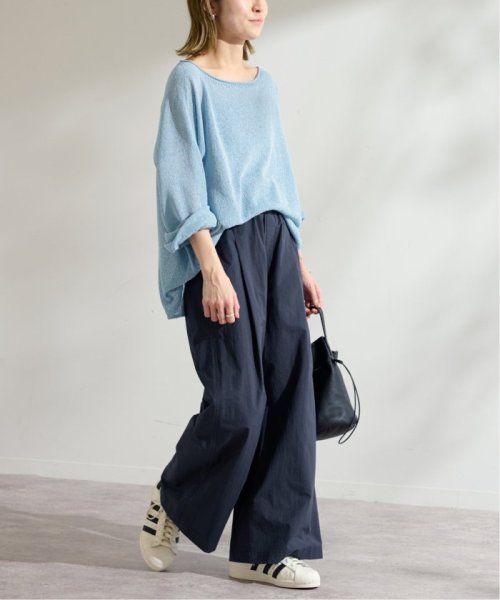 コットンナイロンギャザーワイドパンツ FRAMeWORK