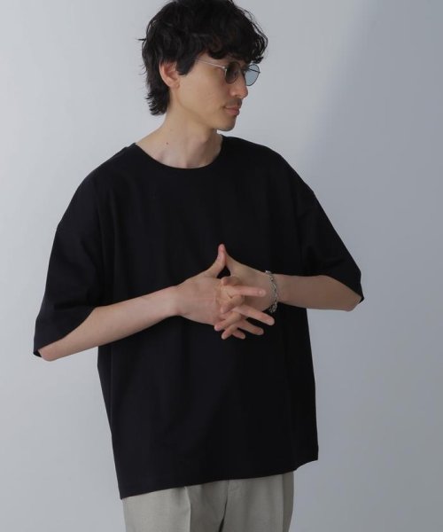 nano・universe(ナノ・ユニバース)/WEB限定/アンチスメル ルーズクルーネックTシャツ 半袖/img02