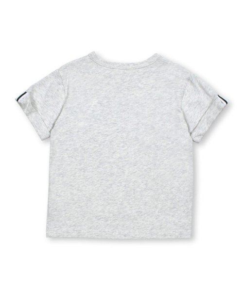 WASK(ワスク)/袖折り返しブロックプリント天竺Tシャツ(100~160cm)/img05