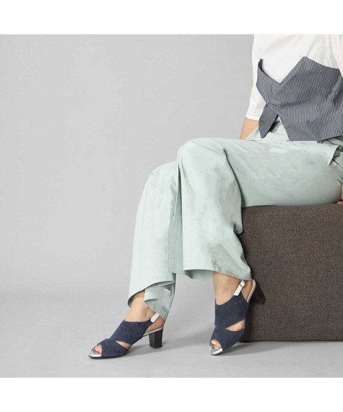 バックストラップサンダル 本革 ステアスムース