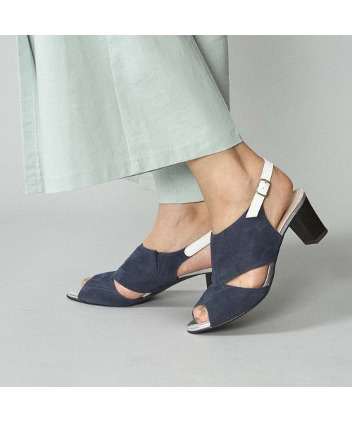 バックストラップサンダル 本革 ステアスムース