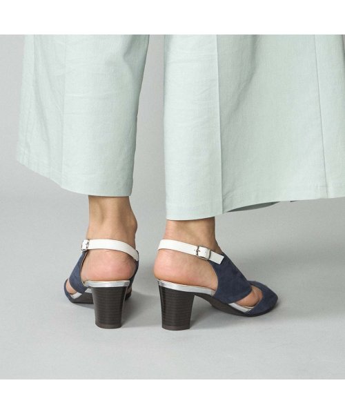 バックストラップサンダル 本革 ステアスムース