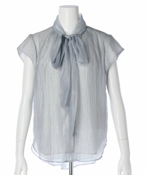 プチラメドット半袖ブラウス トップス シャツ・ブラウス Q1395384379(10725円)