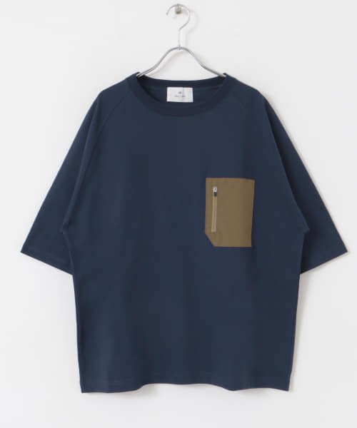 URBAN RESEARCH Sonny Label(アーバンリサーチサニーレーベル)/【予約】ヘビーウェイト布帛ポケット切替Tシャツ/img38