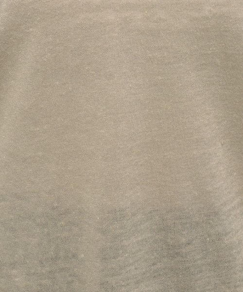 BENETTON (women)(ベネトン（レディース）)/リネン100%VネックフレンチスリーブTシャツ・カットソー/img24