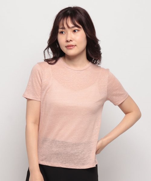 BENETTON (women)(ベネトン（レディース）)/リネン100%クルーネックTシャツ・カットソー/img26