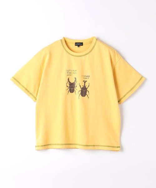 green label relaxing （Kids）(グリーンレーベルリラクシング（キッズ）)/みやぎちか×コンチュウ Tシャツ 100cm－130cm/img12