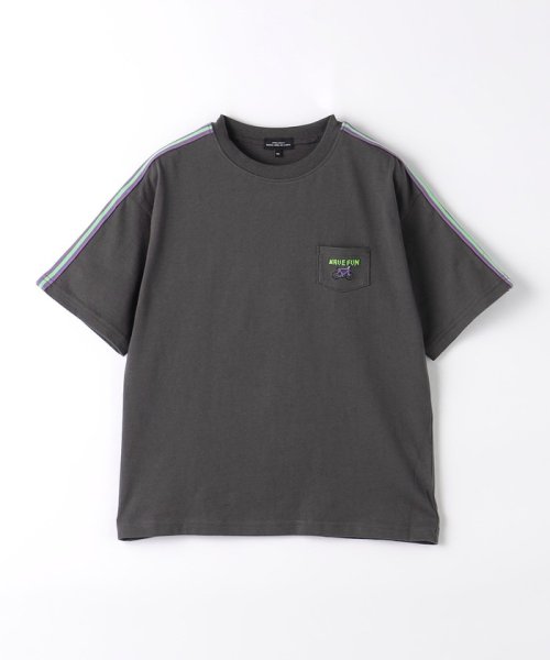 green label relaxing （Kids）(グリーンレーベルリラクシング（キッズ）)/ミニポケット ラインスリーブ Tシャツ 100cm－130cm/img11