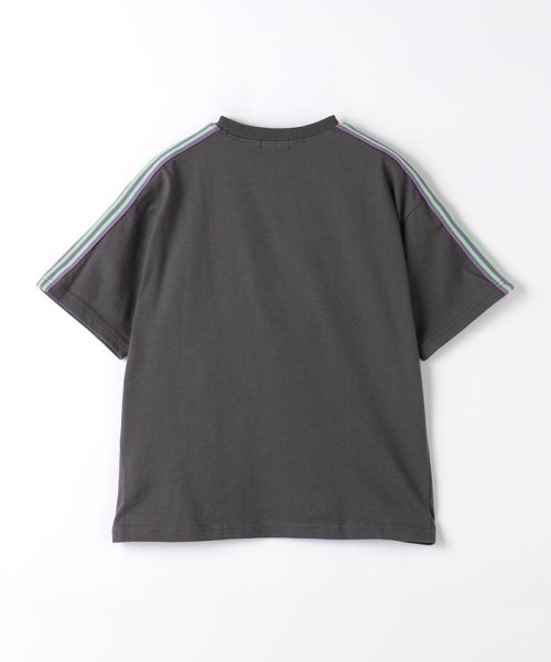 green label relaxing （Kids）(グリーンレーベルリラクシング（キッズ）)/ミニポケット ラインスリーブ Tシャツ 100cm－130cm/img12