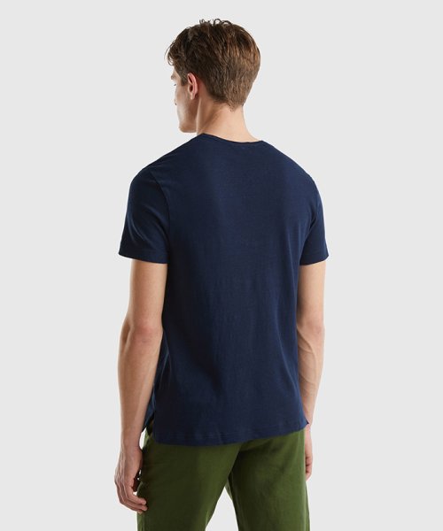 BENETTON (mens)(ベネトン（メンズ）)/リネンクルーネック半袖Tシャツ・カットソー/img10