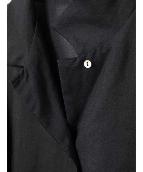 mizuiro ind ハーフスリーブワイドシャツ mizuiro ind